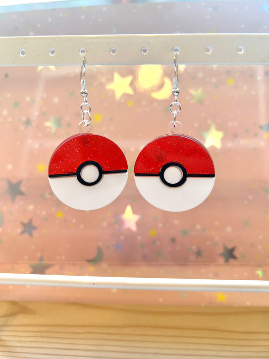 Pokeball Earrings